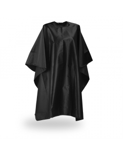 Waterproof Cape for hair dyeing and cutting,  black