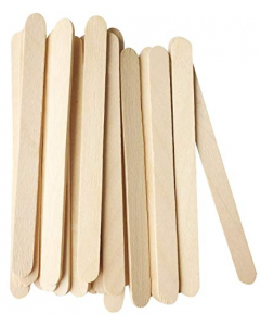 Wooden spatulas for hair removal 15 x 1.7 cm 100 pcs.