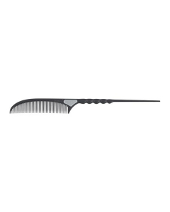 The comb with a pointed tip, black