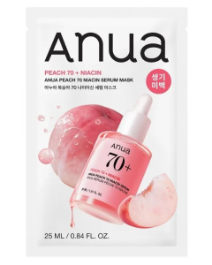 Anua lakštinė veido kaukė Peach 70 Niacin Serum Mask 25 ml