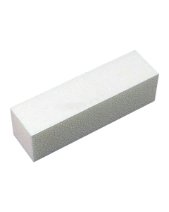 White four-sided nail file, roughness 200