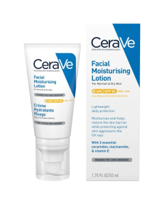 CeraVe drėkinantis veido kremas su SPF 50 Facial Moisturising Lotion 52 ml