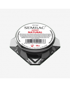 Semilac UV gel for nail extension pink Expert Natural 50 ml