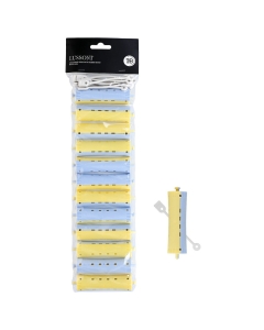 Hair curlers with rubber bands Cold-Wave Rods 12 pcs.