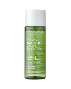 Mary & May veido tonikas Vegan Cica Tea Tree AHA BHA Blemish Toner
