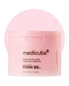 Medicube toniko padeliai PDRN Pink Collagen Toning Gel Toner Pad 70 vnt.
