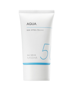 MISSHA kremas nuo saulės AQUA SUN SPF50+ PA++++ All Around Safe Block 50 ml