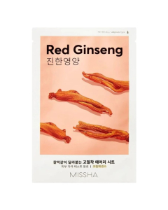 MISSHA lakštinė veido kaukė su ženšeniu Airy Fit Red Ginseng 19 g