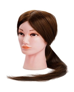Female mannequin head with 55-60 cm hair