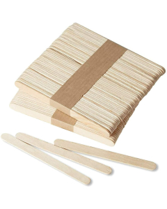PANW medinės mentelės depiliacijai MINI LONG 13 x 1 cm 100 vnt.