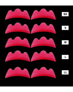 Permania Padeliai blakstienų laminavimui 5 dydžiai : SS, S, M, L, LL