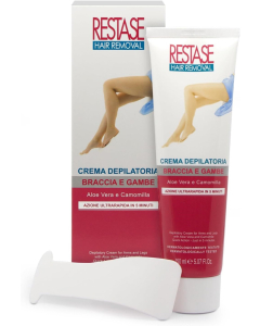 RESTASE depiliacinis kremas Aloe Vera and Chamomille 150 ml