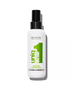 REVLON Uniq One regeneruojamoji priemonė plaukams All in One Green Tea Treatment 150 ml
