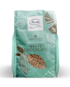 Ro.ial vaškas granulėmis WHITE CHOCOLATE 1 kg