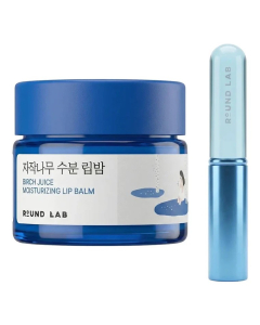 ROUND LAB lūpų balzamas su aplikatoriumi Birch Juice Moisturizing Lip Balm Set 20 g