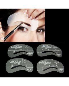 Eyebrow stencils, 4 sizes