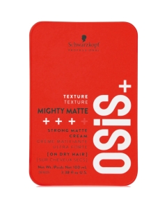 Schwarzkopf Osis+ stiprios fiksacijos matinis plaukų formavimo kremas Mighty Matte 100 ml