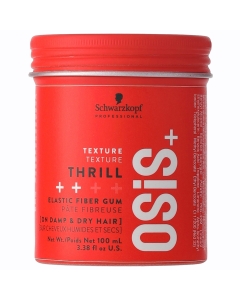 Schwarzkopf Osis+ vidutinės fiksacijos plaukų formavimo guma Thrill 100 ml