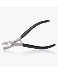 Hair extension tongs for applying strands