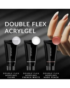 Acrylic gel for extensions Double Flex 60 g
