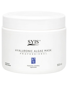 SYIS dumblių veido kaukė su hialuronu Hyaluronic Algae Mask 500 ml