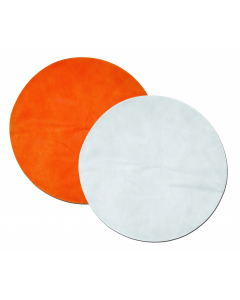 Non-woven round mat for solarium white 50 pcs.