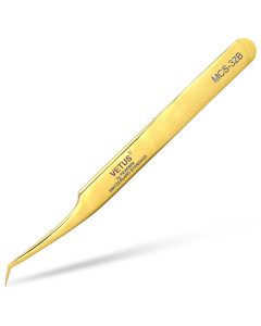Vetus MCS-32B Gold lenktas pincetas