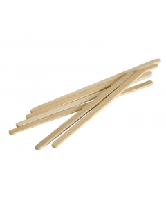 Wooden spatulas narrow 14 x 0.6 cm 100 pcs.
