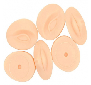 Artificial 3D eyes and lips for micropigmentation