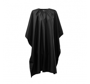 Cape for hair dyeing and cutting, black