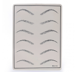 Artificial leather eyebrows