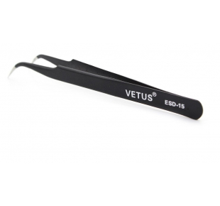 ESD-15 curved tweezers