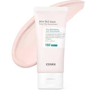 COSRX tonuojantis kremas nuo saulės Aloe 54.2 Aqua Tone-Up Sunscreen SPF50+ 50 ml