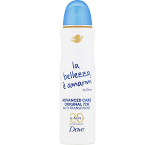 Dove purškiamasis dezodorantas be alkoholio Advanced Care Original 150 ml