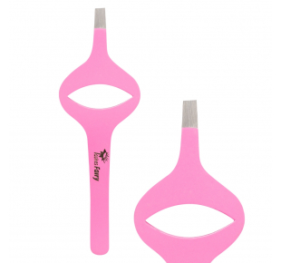 LashesFairy pink eyebrow tweezers