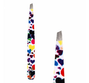 Lashes Fairy heart-printed eyebrow tweezers