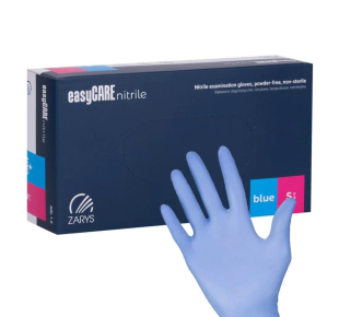 EASYCARE vienkartinės nitrilo pirštinės be pudros 100 vnt. mėlynos