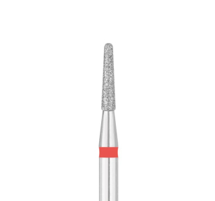 EXO deimantinis frezos antgalis, raudonas RED CONE ROUND 1.8 mm
