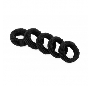 Hair bands, black 50 pcs.