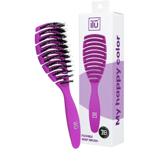 ilū plaukų šepetys FLEXIBLE VENT PURPLE