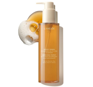 LANEIGE aliejinis veido prausiklis Perfect Renew Nourishing Oil-To-Foam Cleanser 200 ml