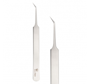 LashesFairy Volume45 ANGLED tweezers 12cm
