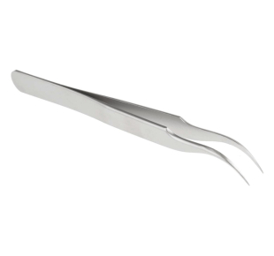 M curved tweezers