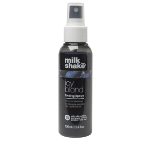 MilkShake tonuojantis purškiklis šviesiems plaukams Icy Blond Toning Spray 100 ml