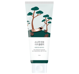 Round Lab raminantis veido prausiklis Pine Calming Cica Cleanser