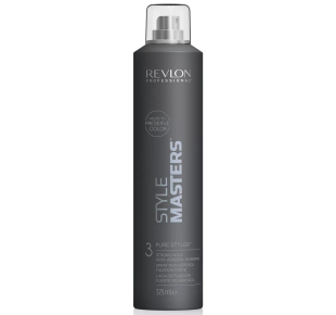 REVLON STYLE MASTERS stiprios fiksacijos neaerozolinis plaukų lakas PURE STYLER 325 ml