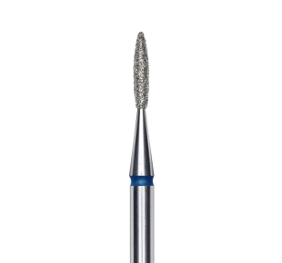 STALEKS deimantinis frezos antgalis liepsnelė, mėlynas EXPERT 1.6/8 mm