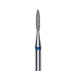 STALEKS deimantinis frezos antgalis smaili liepsnelė, mėlynas EXPERT 1.6/8 mm