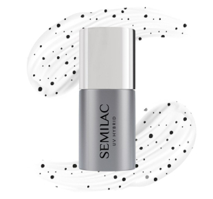 Semilac Top No wipe Black Sprinkles 7 ml