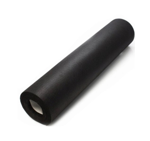 Vienkartinė neaustinė paklodė rulone JUODA 60 cm x 50 m
